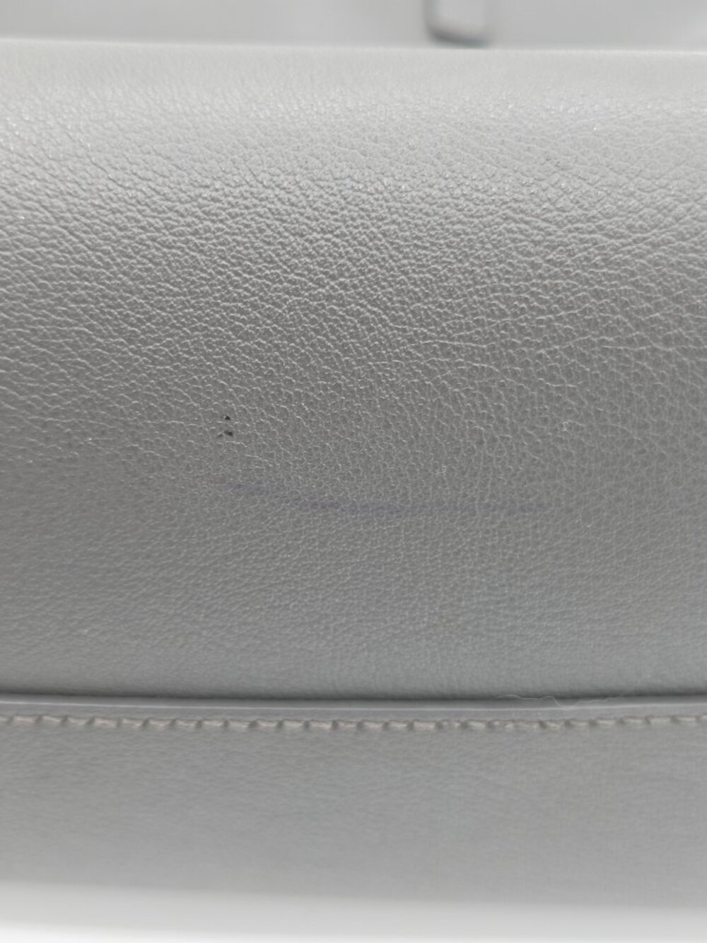 Saint Laurent East West Shopping Tote – Dark Gray Leather | Large Size - Picture 8 of 15